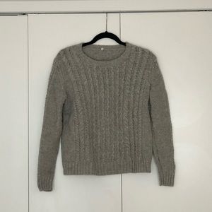 Gray Knitted Sweater